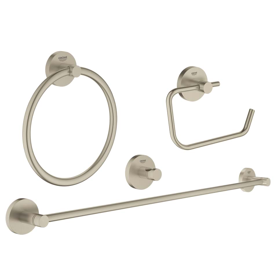 GROHE Essentials Bad-Set 4 in 1 #40823EN1 - nickel gebürstet