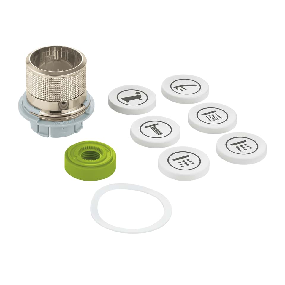 GROHE Push-button actuation #48361BE0 - polished nickel resmi