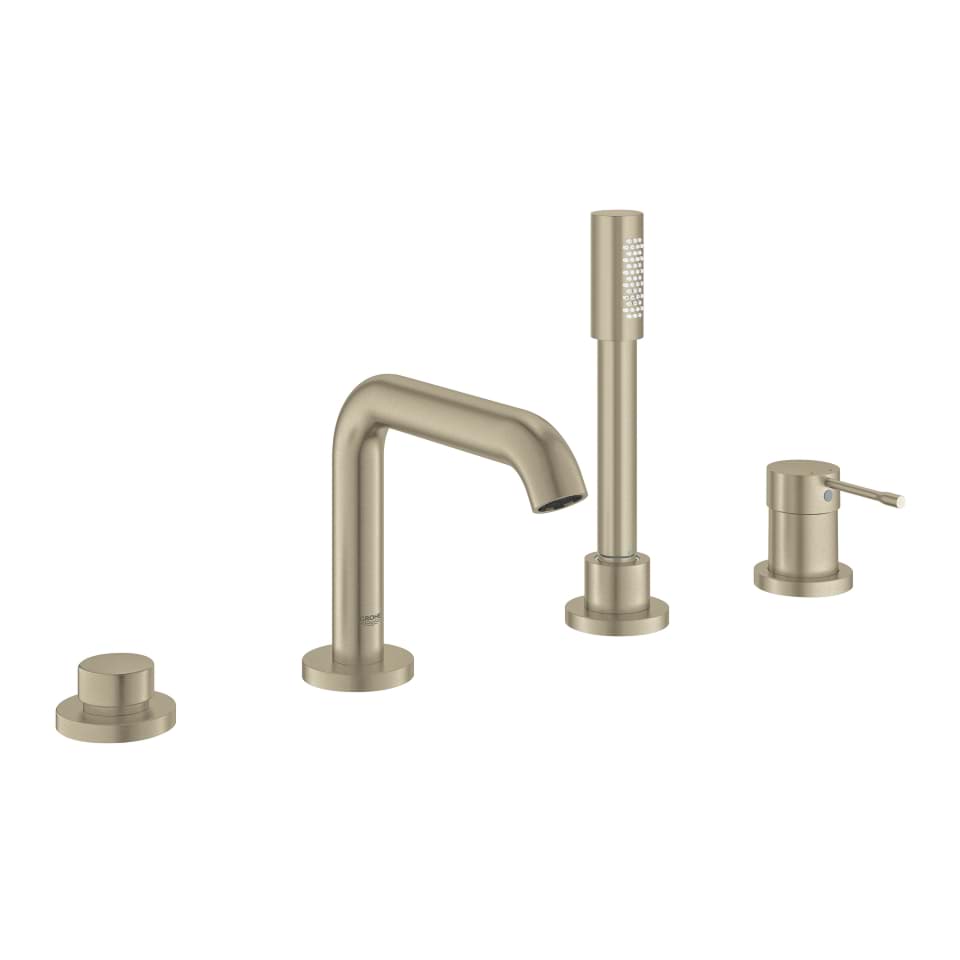 Picture of GROHE Essence 4-hole single-lever bath combination brushed nickel #19578EN1