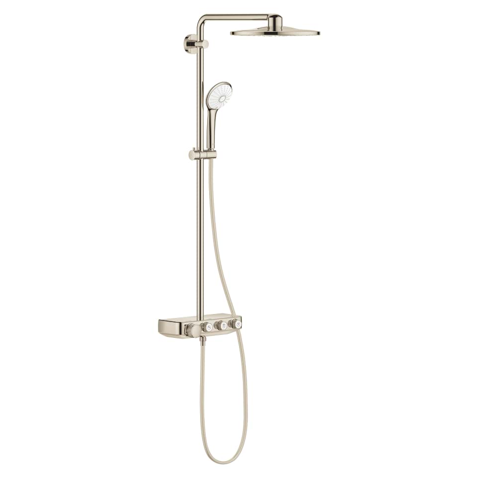 GROHE Euphoria SmartControl System 310 Duschsystem mit Thermostatbatterie für die Wandmontage #26507BE0 - nickel poliert