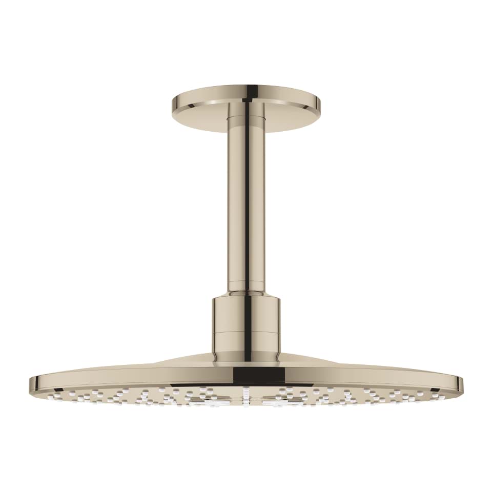 GROHE Rainshower SmartActive 310 Kopfbrause-Set Deckenauslass 142 mm, 2 Strahlarten #26477BE0 - nickel poliert