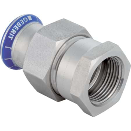 Picture of GEBERIT Mapress Stainless Steel adaptor union with female thread, union nut made of CrNi steel (silicone-free) #85358