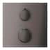 Bild von GROHE Allure Unterputz-Thermostat mit 1 Absperrventil #19380A02 - hard graphite