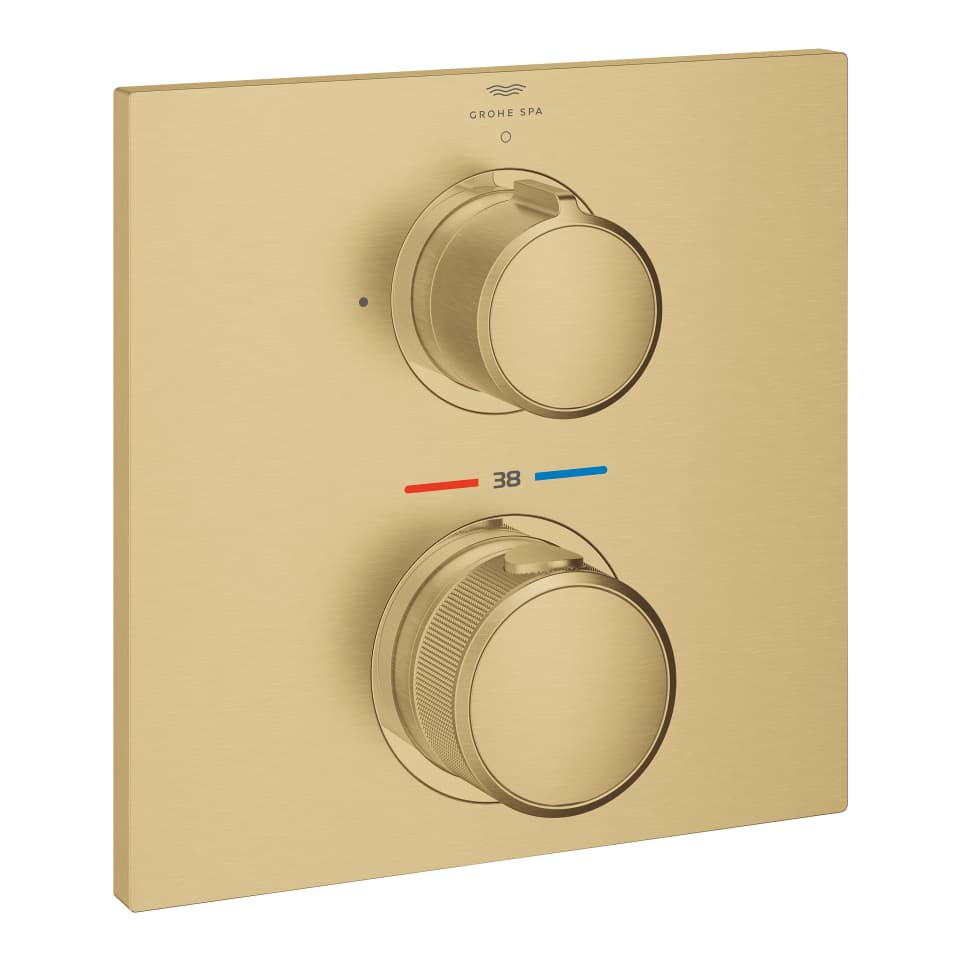 Picture of GROHE Allure Thermostat for concealed installation with one valve brushed cool sunrise #19380GN2