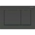 Bild von GEBERIT Omega30 Betätigungsplatte für 2-Mengen-Spülung #115.080.16.1 - Platte und Tasten: schwarz matt lackiert, easy-to-clean-beschichtet Designstreifen: schwarz