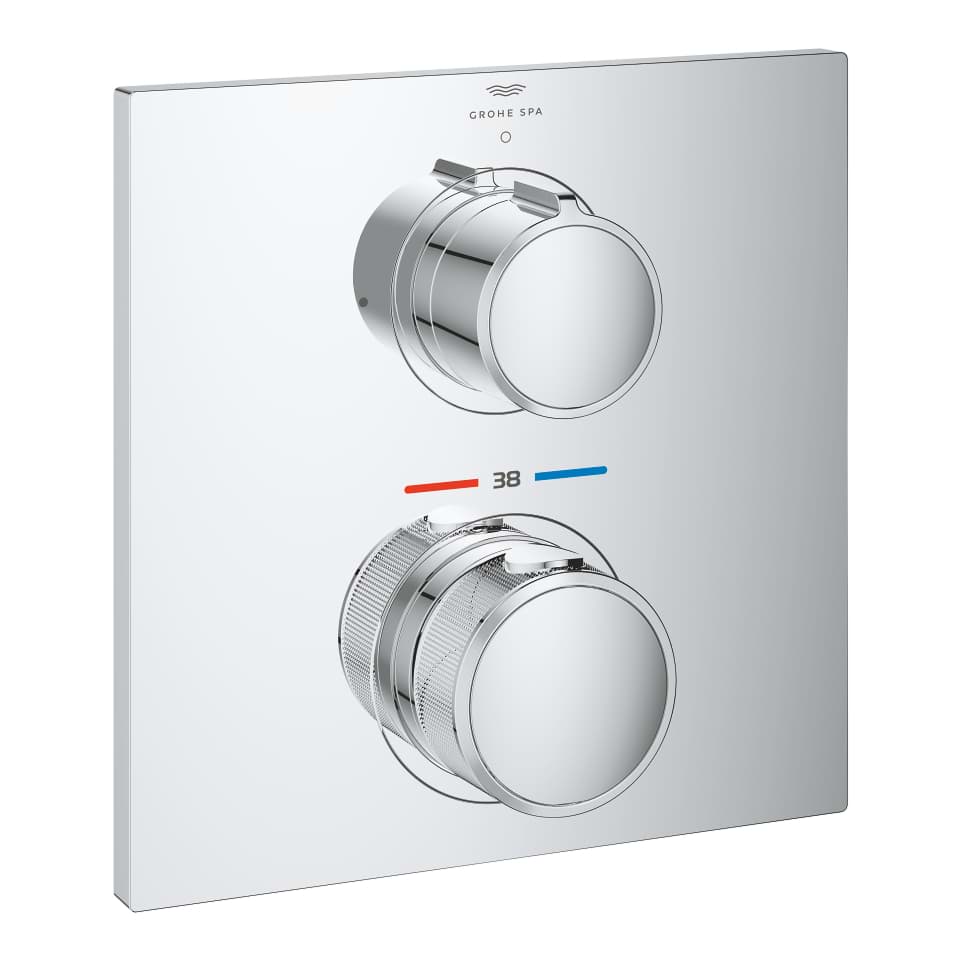 Picture of GROHE Allure Thermostat for concealed installation with one valve Chrome #19380002