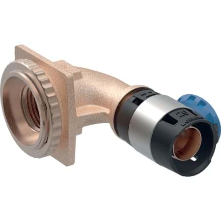 Зображення з  GEBERIT FlowFit elbow tap connector 90° for concealed cistern #620.890.00.1