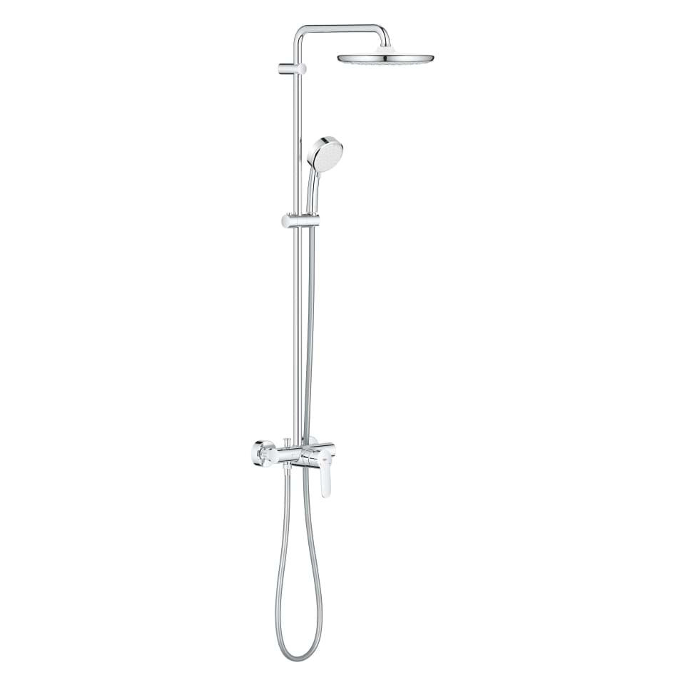 Picture of GROHE Tempesta Cosmopolitan System 250 shower system with single-lever mixer for wall mounting #26673000 - chrome