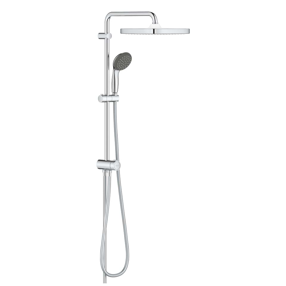 GROHE Vitalio Start System 250 Cube Flex shower system with diverter for wall mounting Chrome #26698000 resmi