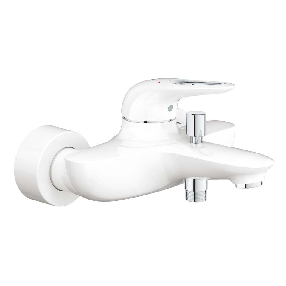 GROHE Eurostyle Einhand-Wannenbatterie, 1/2″ #33591LS3 - moon white / chrom