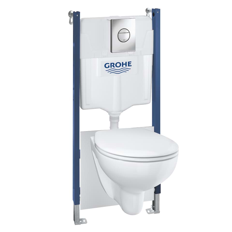 GROHE Solido Compact 5-in-1 Set für WC, 1,13 m Bauhöhe #39415000 - chrom