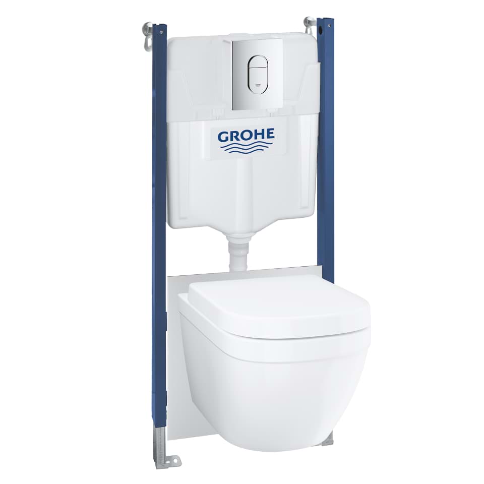 GROHE Solido Compact 5-in-1 Set für WC, 1,13 m Bauhöhe #39535000 - chrom