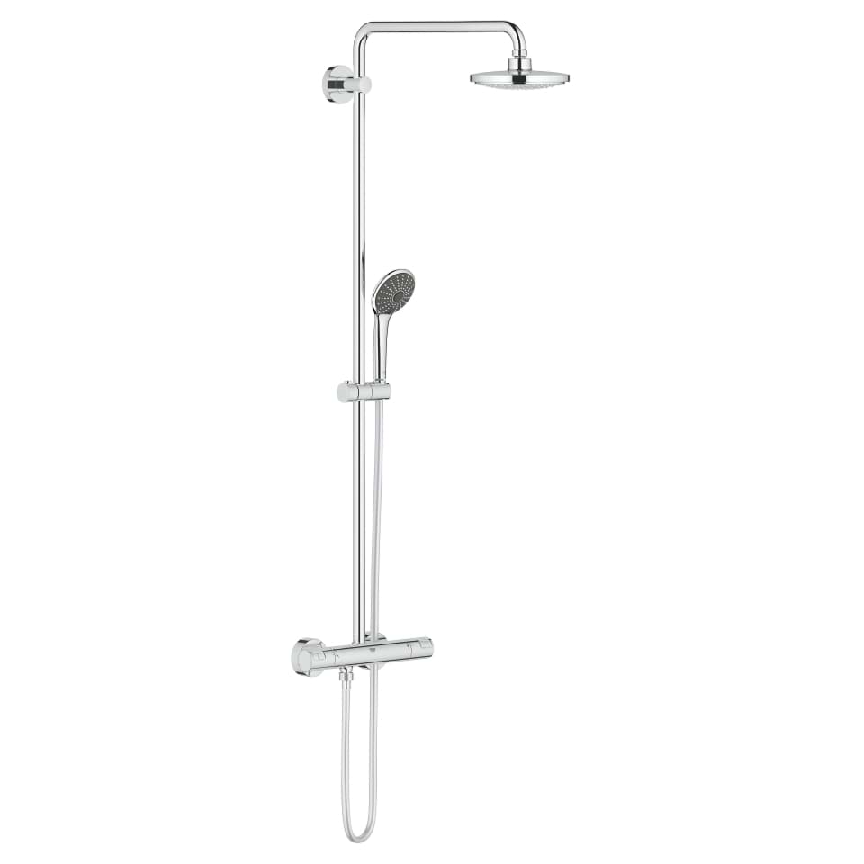Picture of GROHE Vitalio Joy System 180 Shower system with thermostat for wall mounting Chrome #27298001