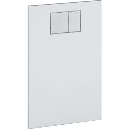 GEBERIT AquaClean WC bağlantısı için tasarım plakası beyaz / cam #115.324.SI.1 resmi