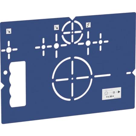 GEBERIT Bohrschablone für Wand-WC und Geberit AquaClean #111.747.00.1