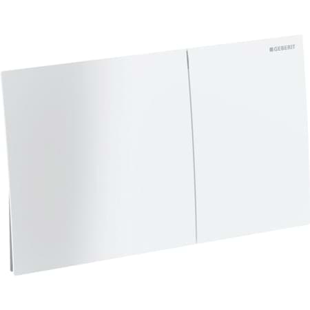 Picture of GEBERIT Sigma70 flush plate for dual flush brushed, easy-to-clean coated #115.622.FW.1
