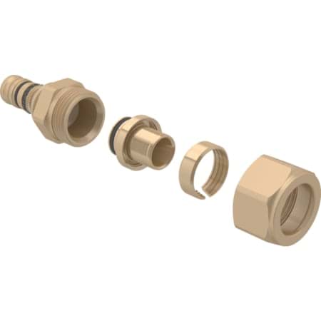GEBERIT Mepla transition with screw connection to PEX pipes NPW #612.566.00.4 resmi