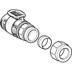 Bild von GEBERIT FlowFit adaptor union with clamping ring 620.690.00.1