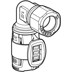 Bild von GEBERIT FlowFit elbow adaptor 90° with clamping ring union 620.701.00.1