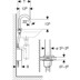 Bild von GEBERIT Piave Waschtischarmatur Standmontage, Netzbetrieb, mit AP-Funktionsbox 116.161.SN.1