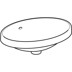 Bild von GEBERIT VariForm Einbauwaschtisch oval #500.710.01.2 - weiß