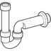 Bild von GEBERIT Rohrbogengeruchsverschluss für Geräte weiß-alpin 152.704.11.1