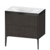 Bild von DURAVIT Furniture washbasin c-bonded with vanity floor standing #XV4710 E/N/O Design by sieger design XV4710EB269P