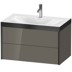 Bild von DURAVIT Furniture washbasin c-bonded with vanity wall mounted #XV4615 E/N/O Design by sieger design XV4615EB291CE00