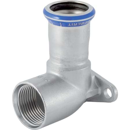 Picture of GEBERIT Mapress Stainless Steel elbow tap connector 90° (silicone-free) #83405