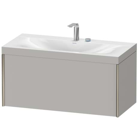 Picture of DURAVIT Furniture washbasin c-bonded with vanity wall mounted #XV4611 E/N/O Design by sieger design XV4611EB121PA00
