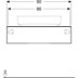 Bild von 501.166.00.1 Geberit VariForm cabinet for lay-on washbasin, with one drawer, shelf surface and trap