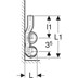 Bild von GEBERIT Mapress C-Stahl Set Anschluss-T-Stück für Vor- und Rücklauf #24003