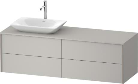 DURAVIT Waschtischunterbau wandhängend #XV4775 L/R Design by sieger design Farbe M07 XV4775LB1710H00