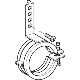 Bild von GEBERIT drain pipe bracket for mounting plates 601.741.00.1