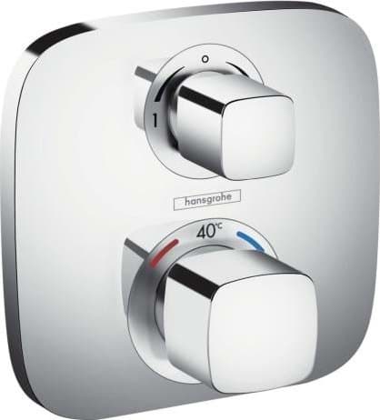 Picture of HANSGROHE Ecostat E Thermostat for concealed installation for 2 functions #15708000 - Chrome