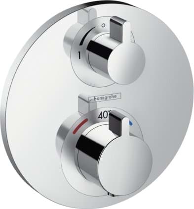 Picture of HANSGROHE Ecostat S Thermostat for concealed installation for 1 function #15757000 - Chrome