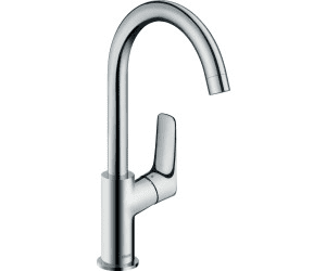 Picture of HANSGROHE Logis Single lever basin mixer 210 with swivel spout and pop-up waste set #71130000 - Chrome
