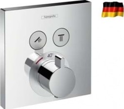 Bild von HANSGROHE ShowerSelect Thermostat Unterputz für 2 Verbraucher Chrom 15763000
