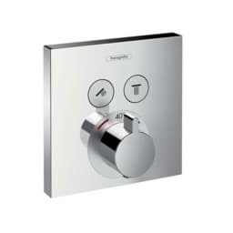 Bild von HANSGROHE ShowerSelect Thermostat Unterputz für 2 Verbraucher #15763000 - Chrom