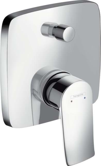 Picture of HANSGROHE Metris Single lever bath mixer for concealed installation for iBox universal #31454000 - Chrome