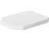 Bild von DURAVIT WC-Sitz 006489 Design by Duravit #0064890000 - Farbe 00, Weiß Hochglanz, Sitzgarnitur abnehmbar, Farbe Scharnier: Edelstahl 367 x 437 mm