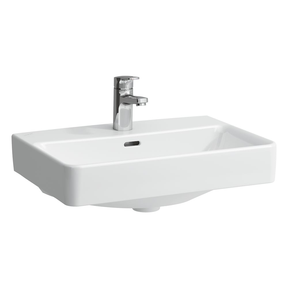 Picture of LAUFEN PRO S Bowl washbasin, with tap bank, undersurface ground 550 x 380 x 175 mm #H8129520001041