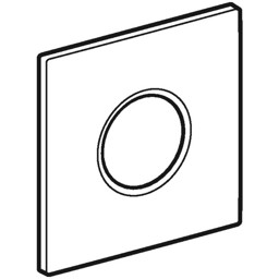 GEBERIT Tip 01 UR-strip IR beyaz için kapak plakası #242.821.11.1 resmi