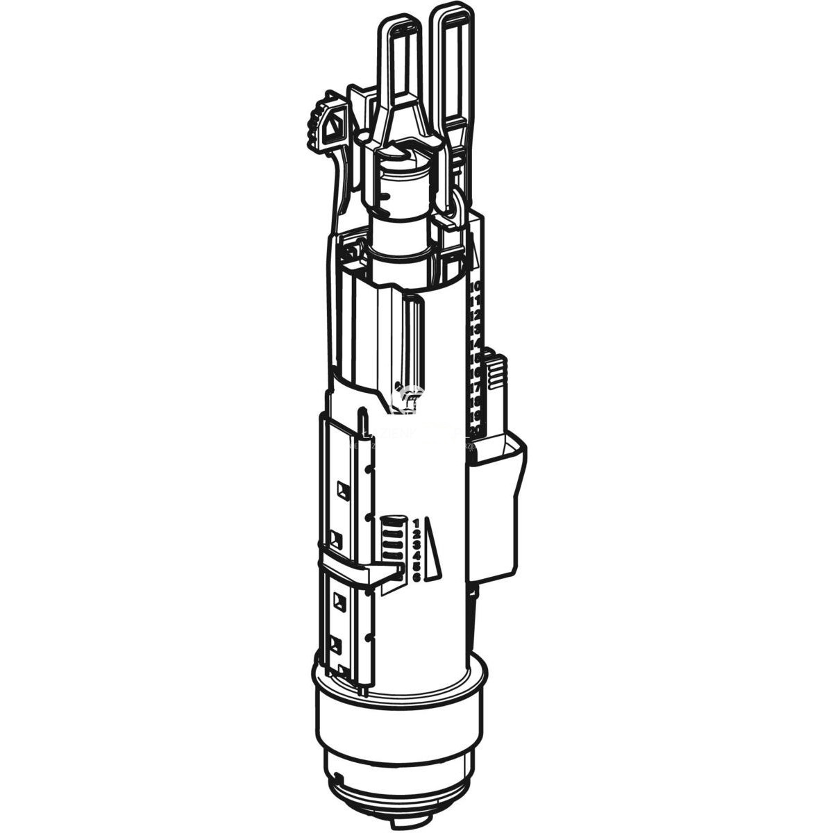 εικόνα του GEBERIT flush valve 212, for concealed cisterns Sigma, Delta and UP300, 244.821.00.1