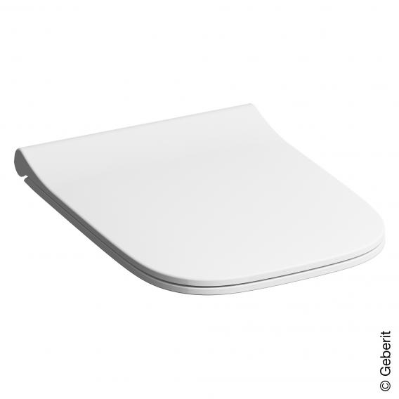 GEBERIT Smyle Kare Klozet oturağı dar tasarım, sandviç şekli beyaz / parlak #500.688.01.1 resmi
