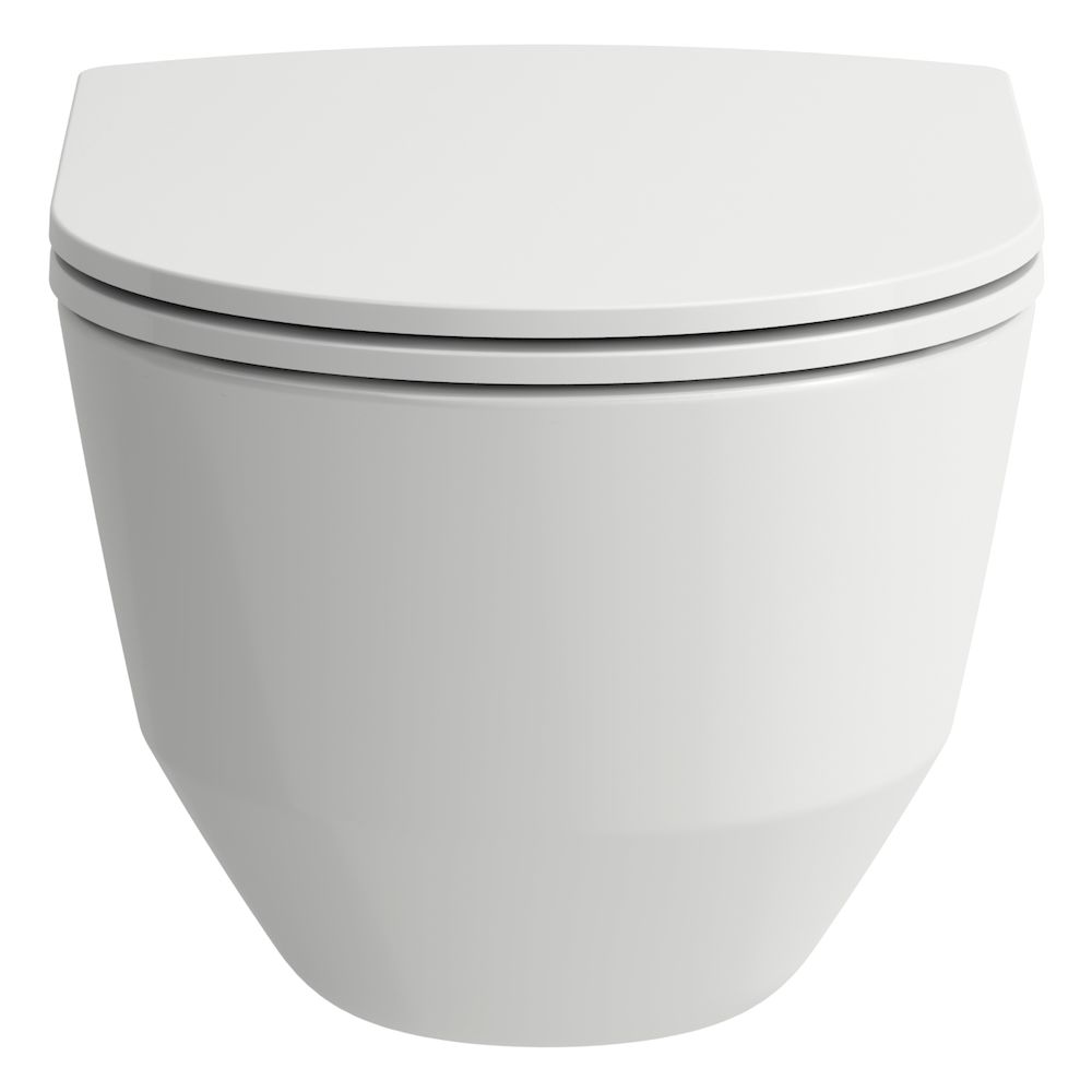 Picture of LAUFEN PRO Wall-hung WC 'rimless', washdown 530 x 360 x 340 mm _ 400 - White LCC (LAUFEN Clean Coat) #H8209664000001 - 400 - White LCC (LAUFEN Clean Coat)