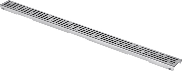 Picture of TECE TECEdrainline design grate "basic", brushed stainless steel, 1000 mm #601011