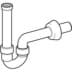 Bild von GEBERIT Rohrbogenveruchsverschluss für Waschbecken und Bidet, Abgang horizontal #151.100.11.1 - weiß-alpin