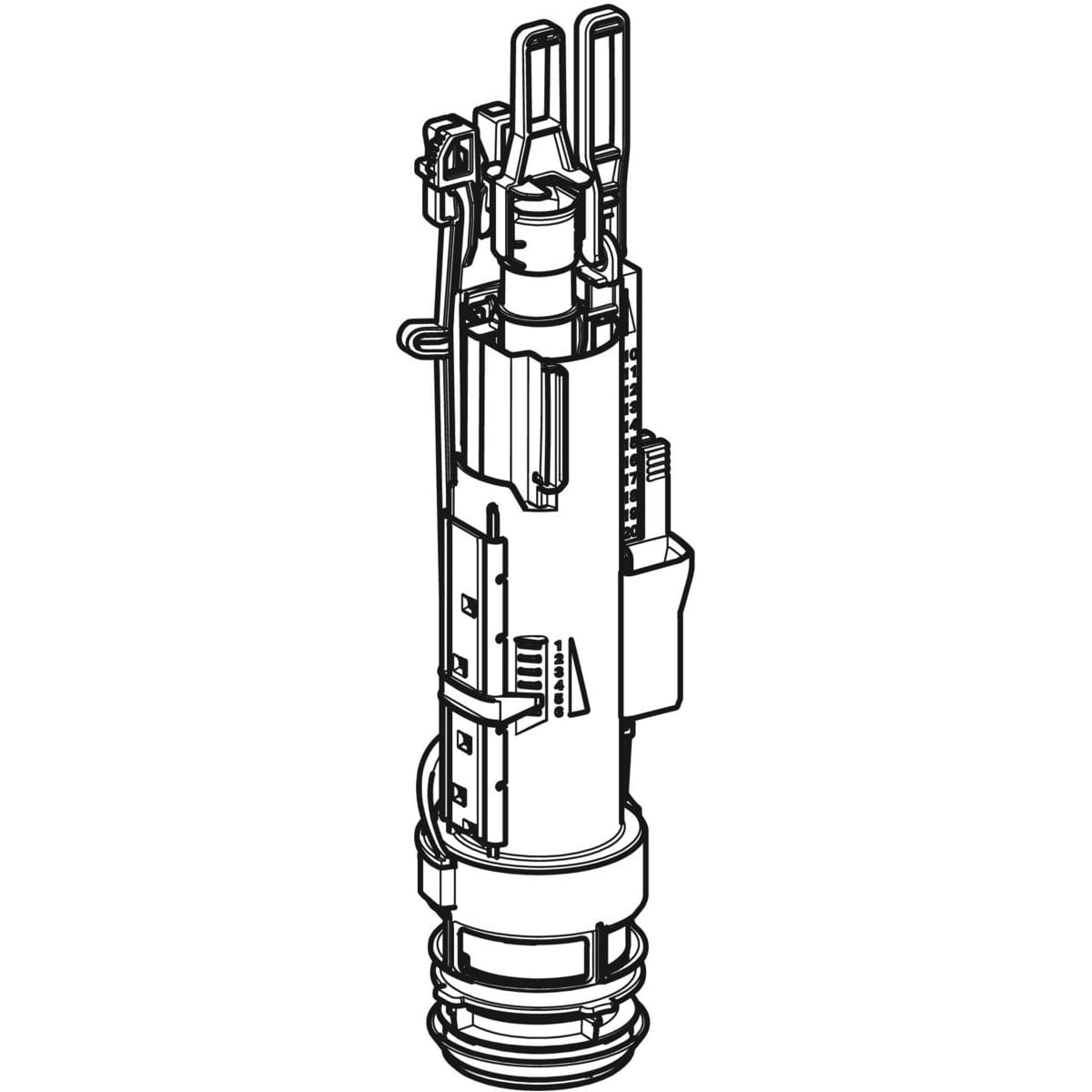 εικόνα του GEBERIT Type 212 type 212 flush valve, complete, for Sigma, Delta and UP300 concealed cisterns #244.820.00.1