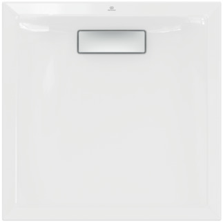 IDEAL STANDARD Ultra Flat New square shower tray 700x700mm, flush with the floor #T4465V1 - Silk white resmi